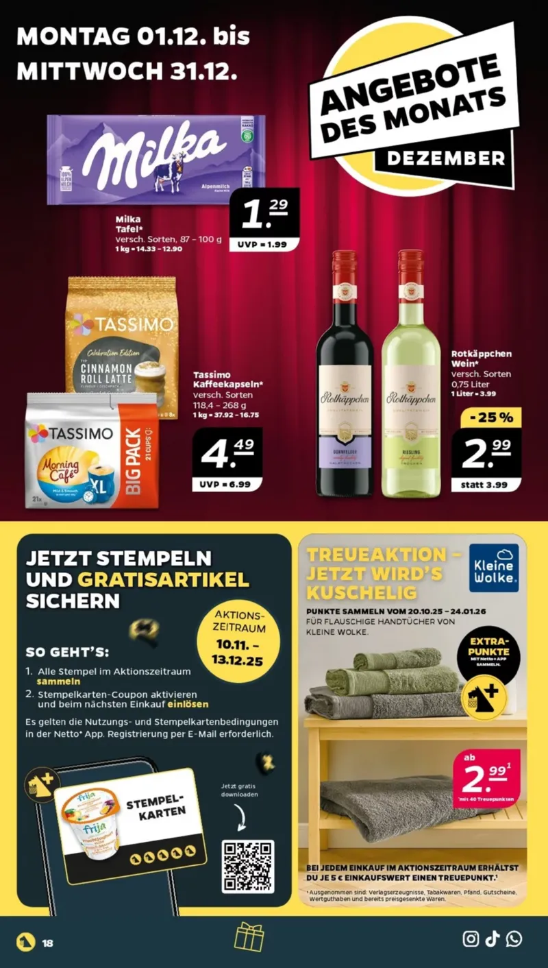 NETTO Supermarkt Prospekt vom 01.12.2025, Seite 18
