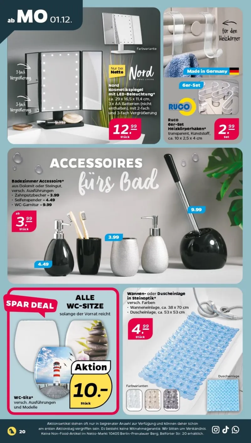 NETTO Supermarkt Prospekt vom 01.12.2025, Seite 22