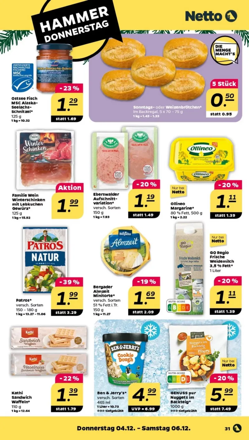 NETTO Supermarkt Prospekt vom 01.12.2025, Seite 33