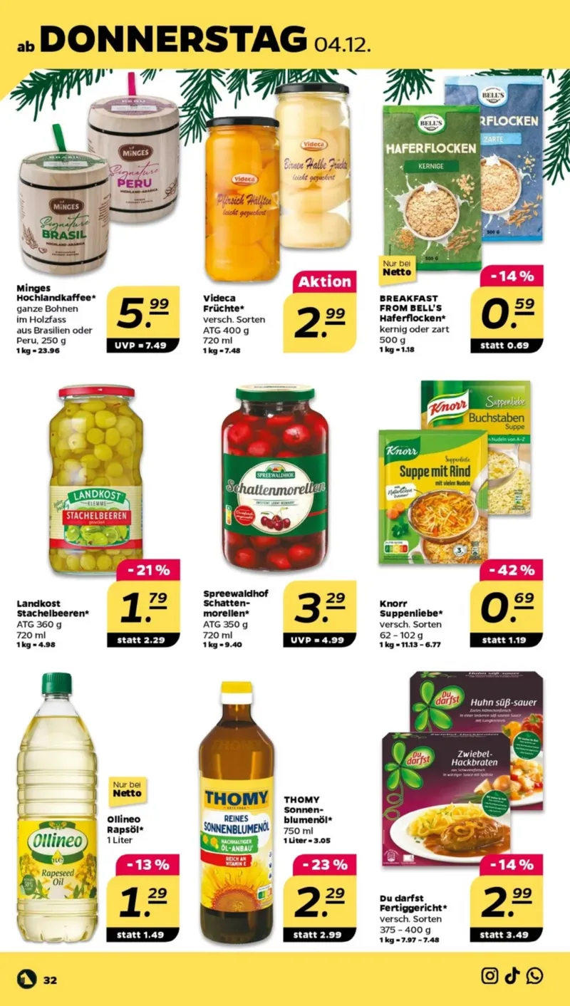 NETTO Supermarkt Prospekt vom 01.12.2025, Seite 34