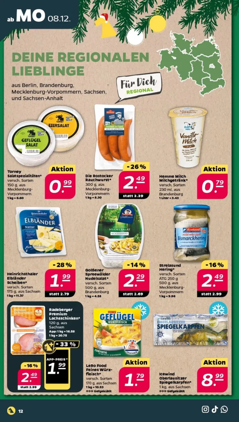 NETTO Supermarkt Prospekt vom 08.12.2025, Seite 12