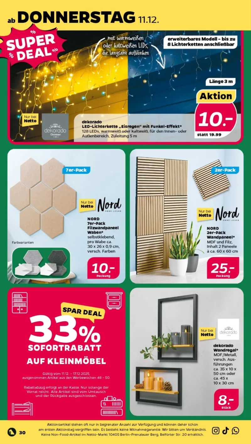 NETTO Supermarkt Prospekt vom 08.12.2025, Seite 32