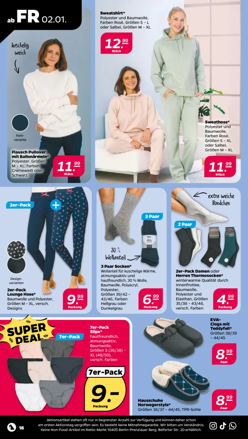 NETTO Supermarkt Prospekt vom 29.12.2025, Seite 18