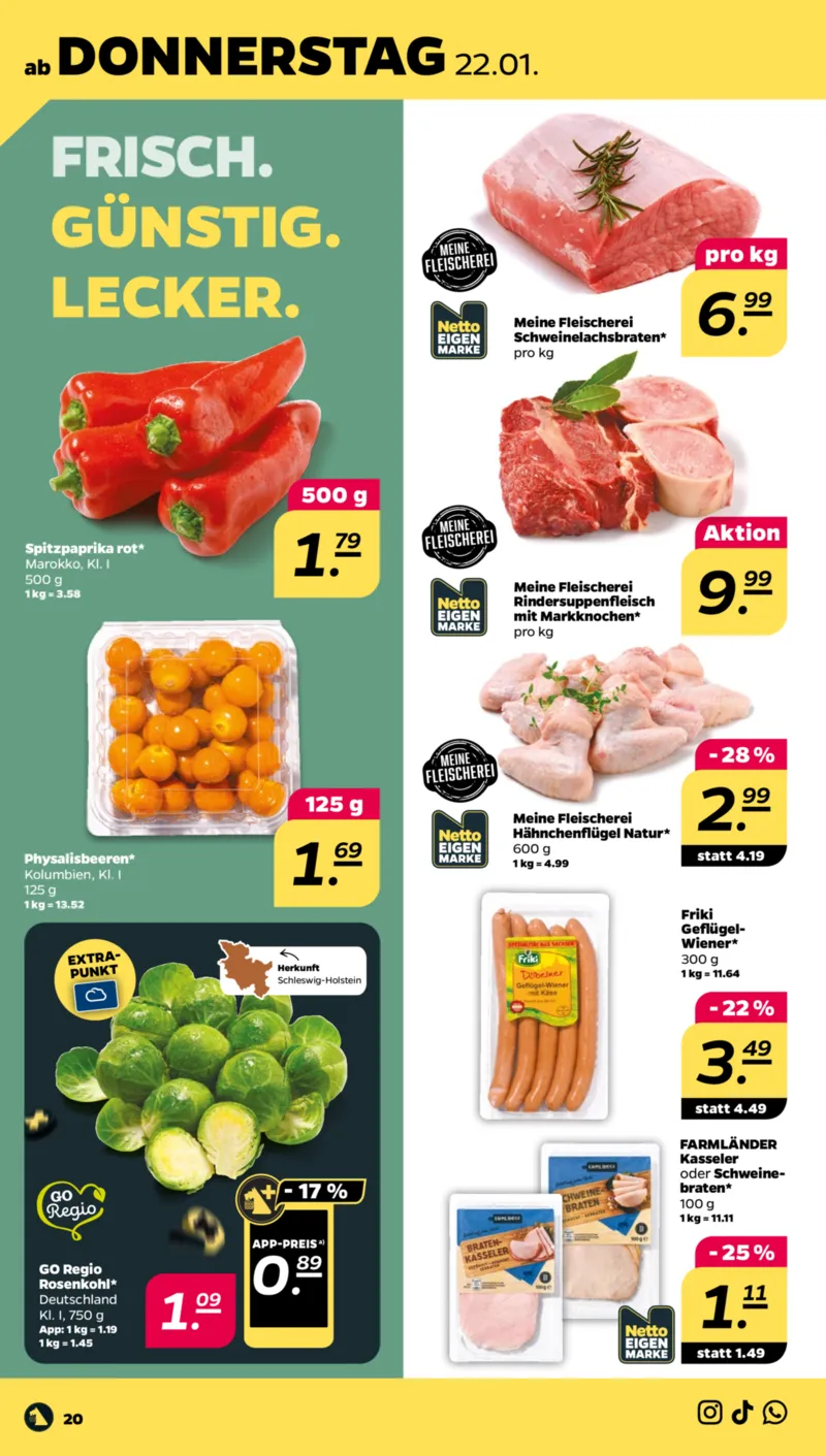 NETTO Supermarkt Prospekt vom 19.01.2026, Seite 22