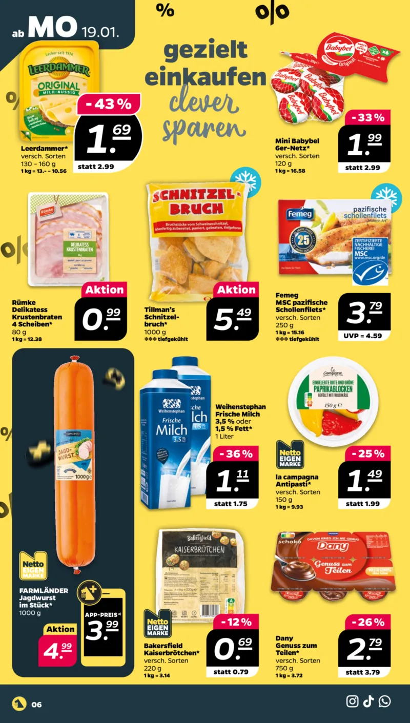 NETTO Supermarkt Prospekt vom 19.01.2026, Seite 6