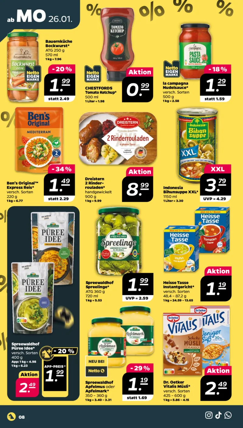 NETTO Supermarkt Prospekt vom 26.01.2026, Seite 8