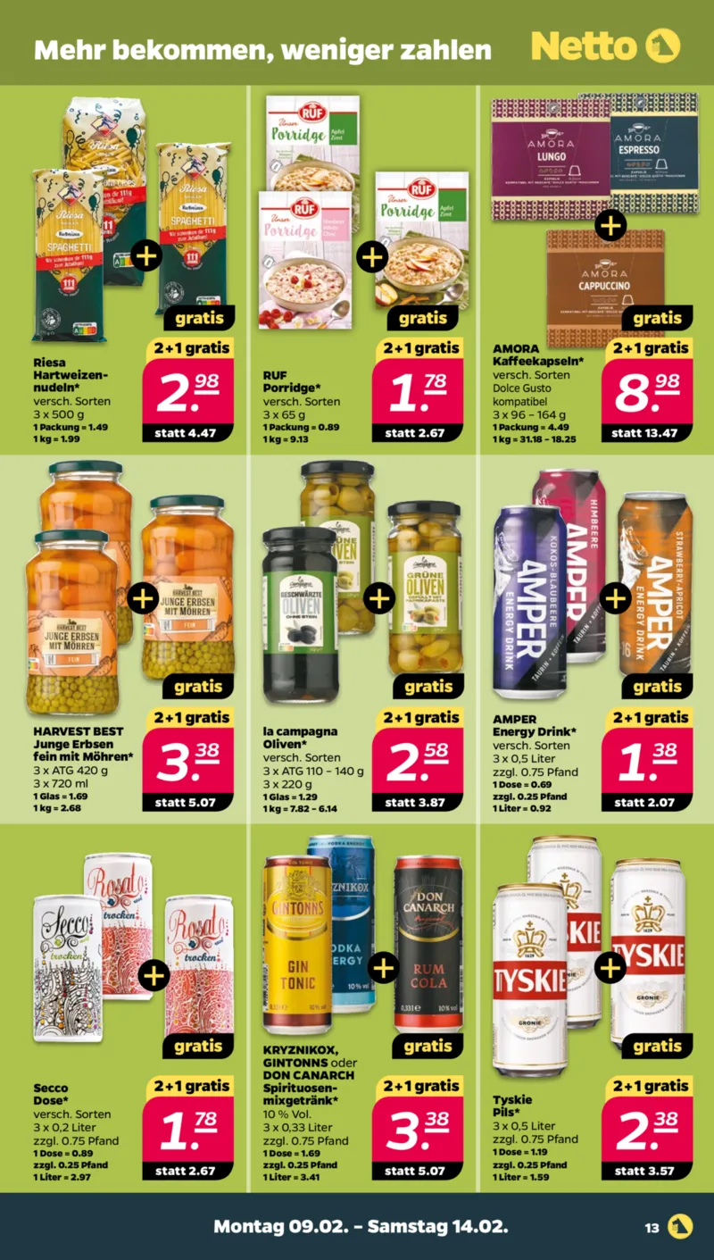 NETTO Supermarkt Prospekt vom 09.02.2026, Seite 13