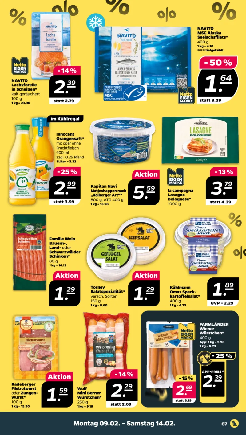 NETTO Supermarkt Prospekt vom 09.02.2026, Seite 7