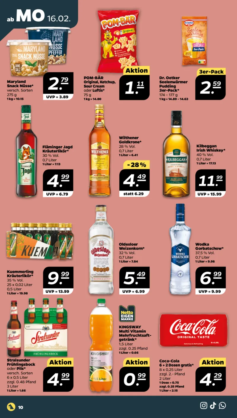 NETTO Supermarkt Prospekt vom 16.02.2026, Seite 10