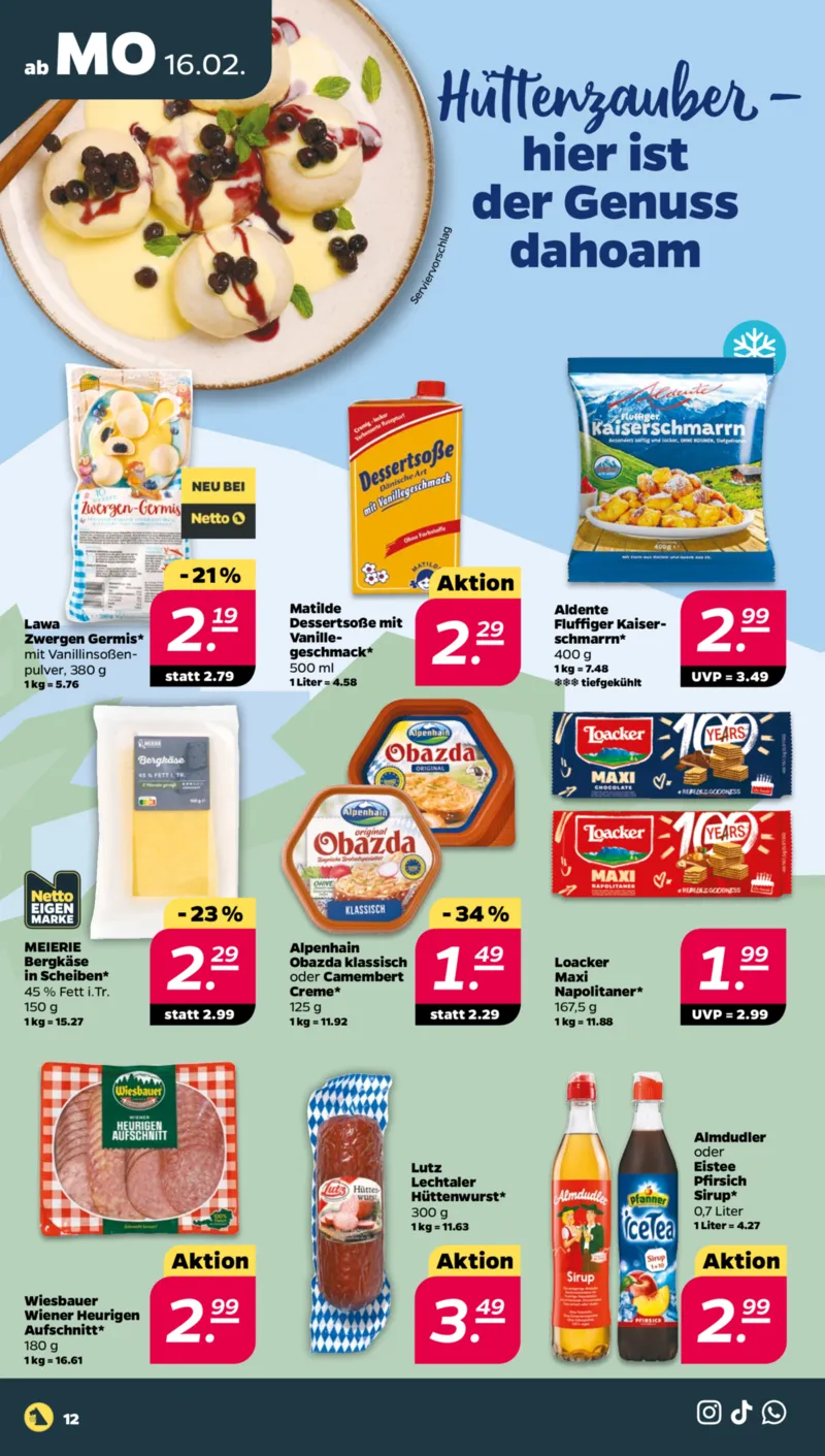 NETTO Supermarkt Prospekt vom 16.02.2026, Seite 12