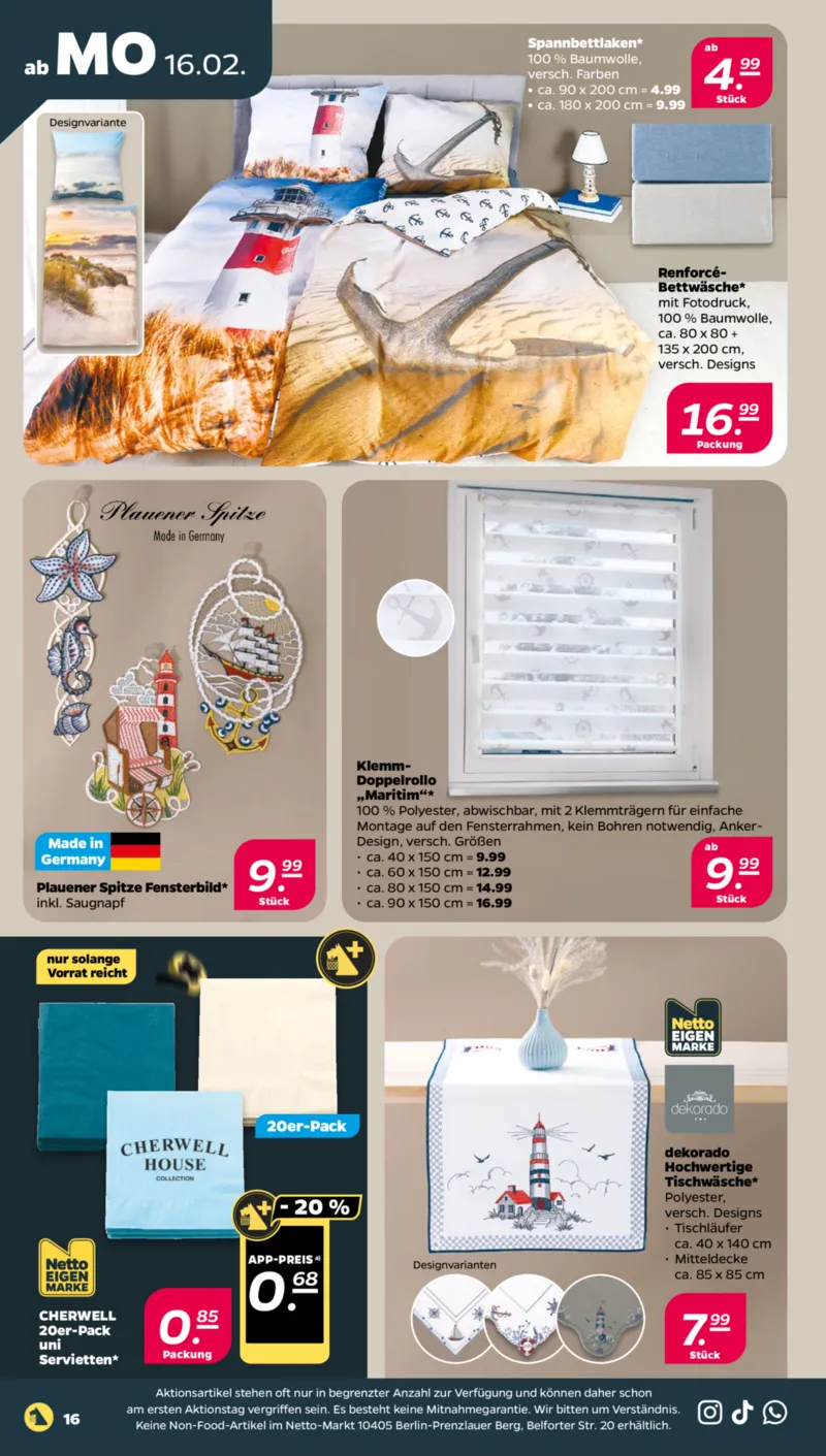 NETTO Supermarkt Prospekt vom 16.02.2026, Seite 20