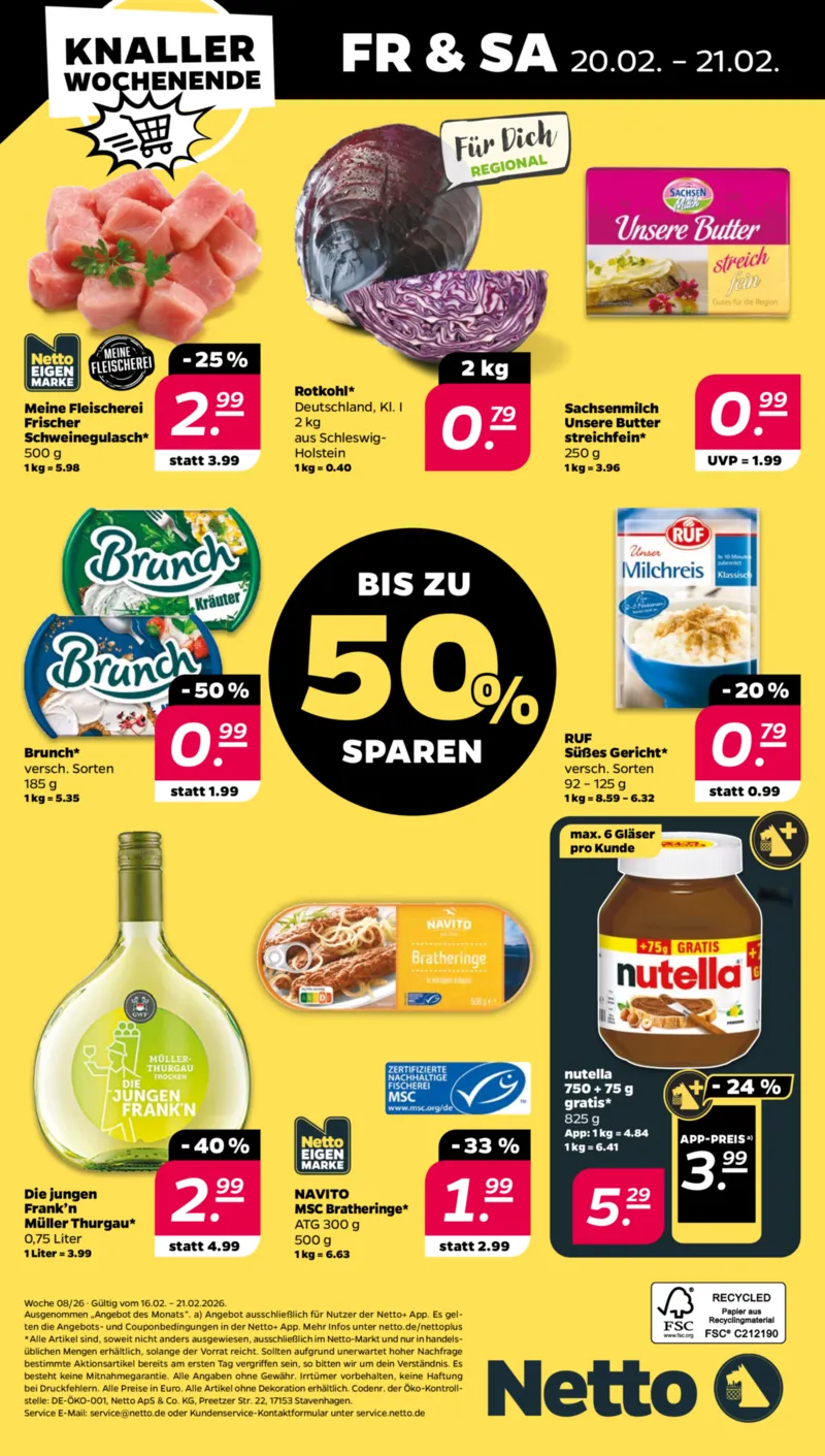 NETTO Supermarkt Prospekt vom 16.02.2026, Seite 36