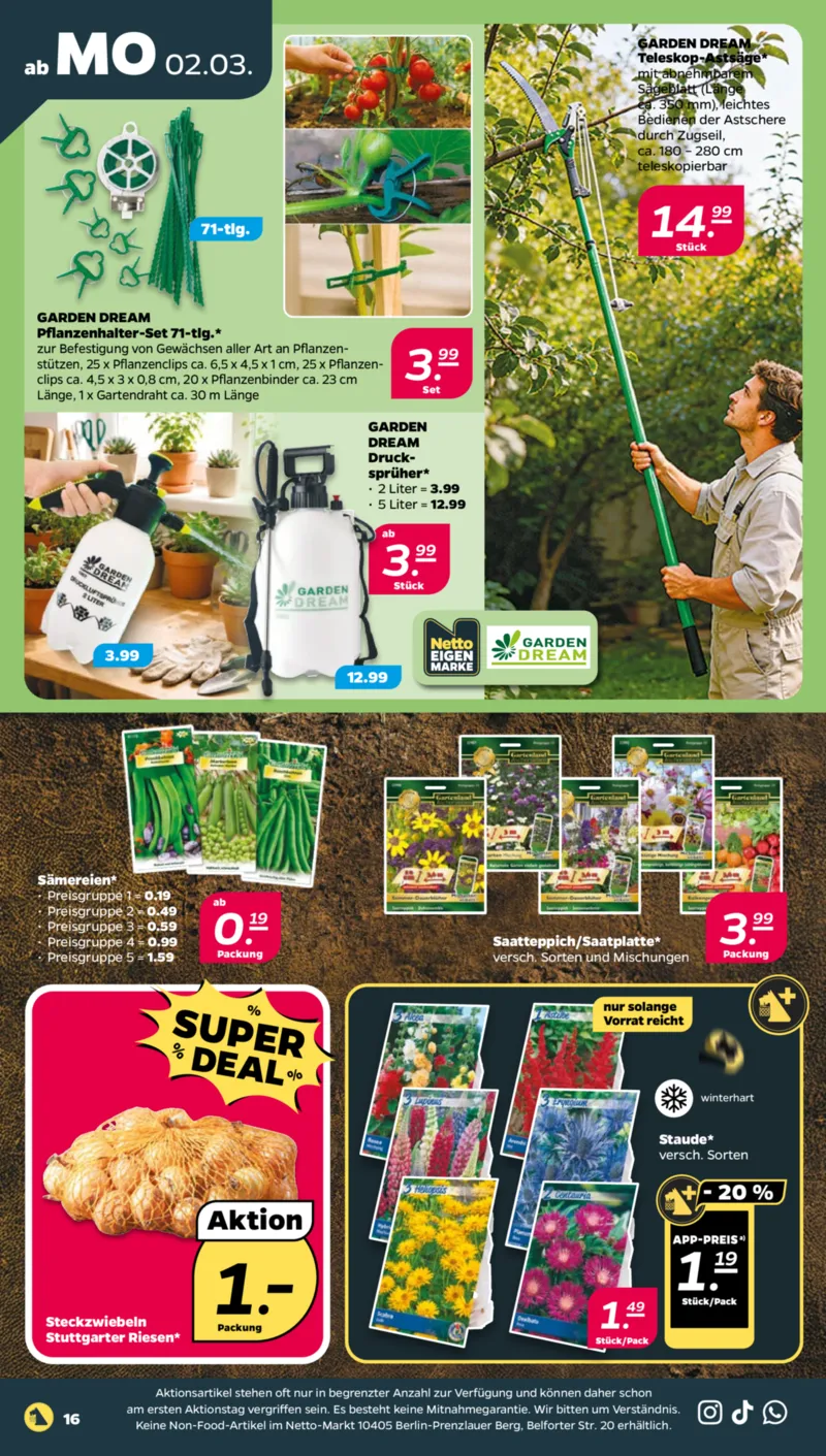 NETTO Supermarkt Prospekt vom 02.03.2026, Seite 20
