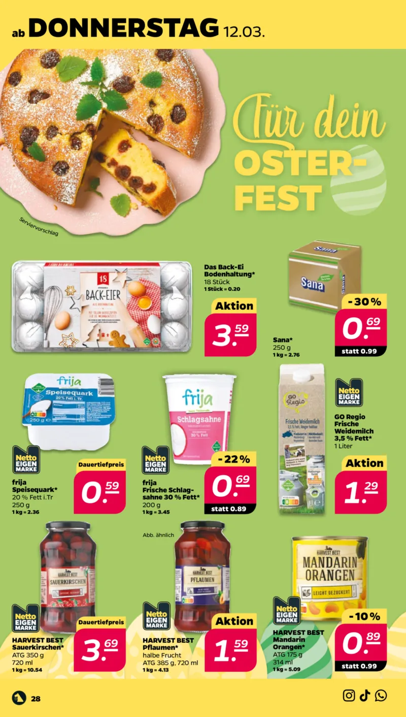 NETTO Supermarkt Prospekt vom 09.03.2026, Seite 34