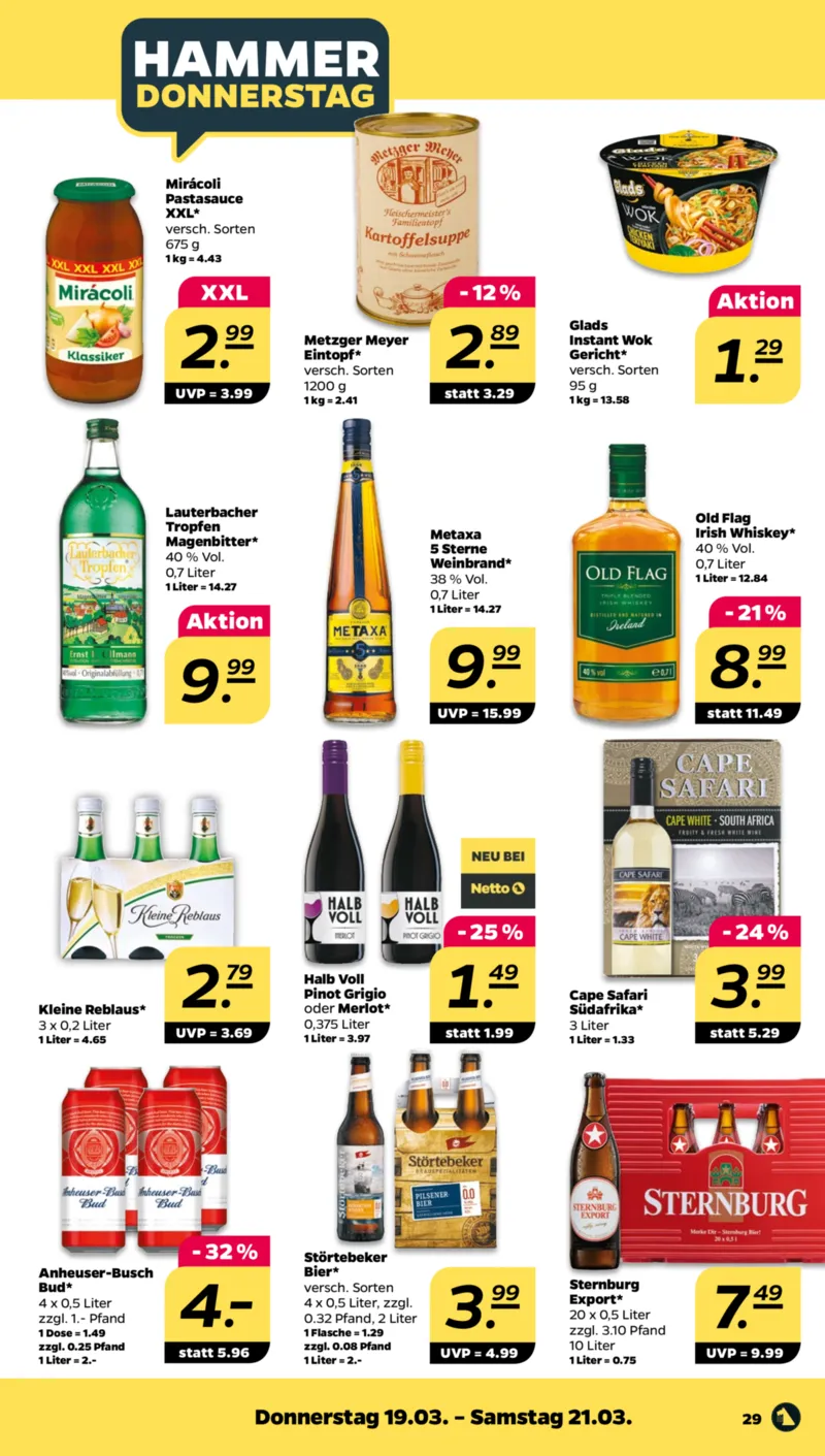 NETTO Supermarkt Prospekt vom 16.03.2026, Seite 35