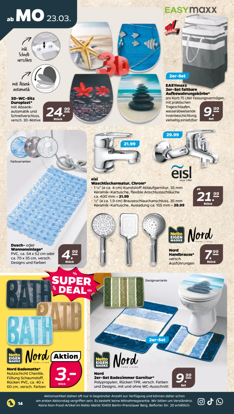 NETTO Supermarkt Prospekt vom 23.03.2026, Seite 20