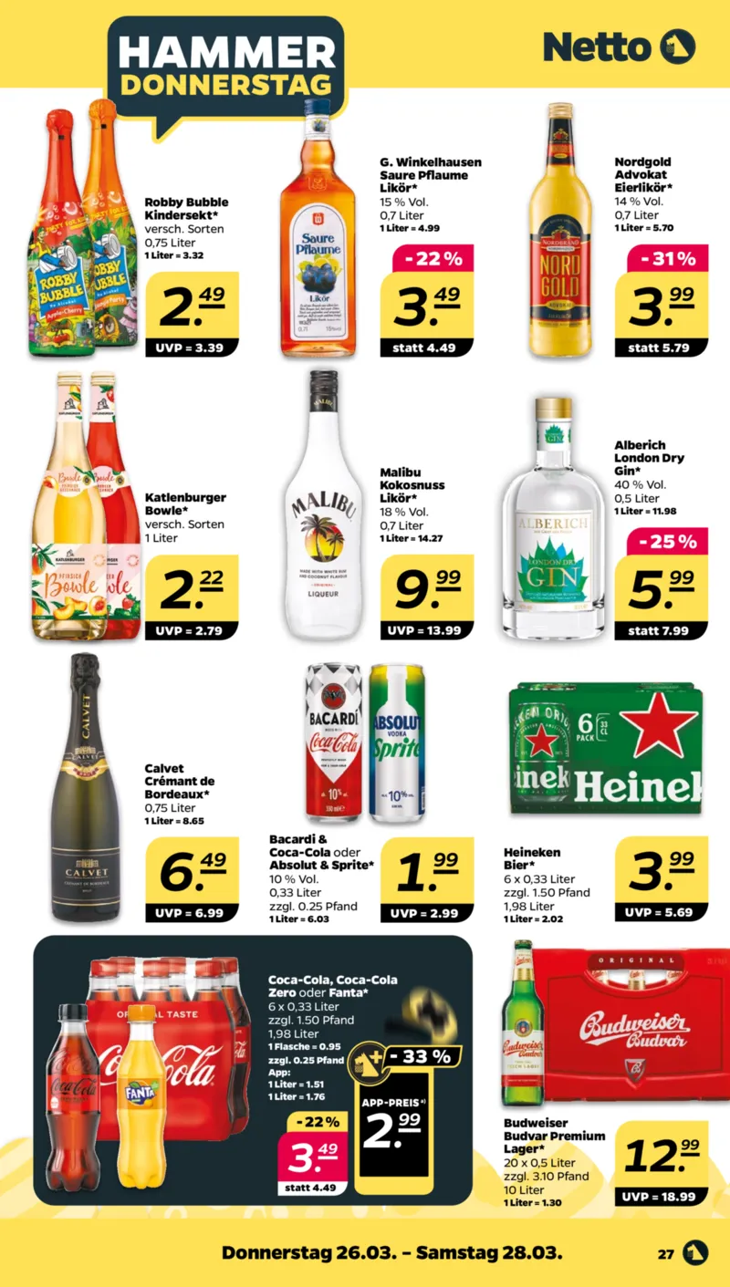 NETTO Supermarkt Prospekt vom 23.03.2026, Seite 33