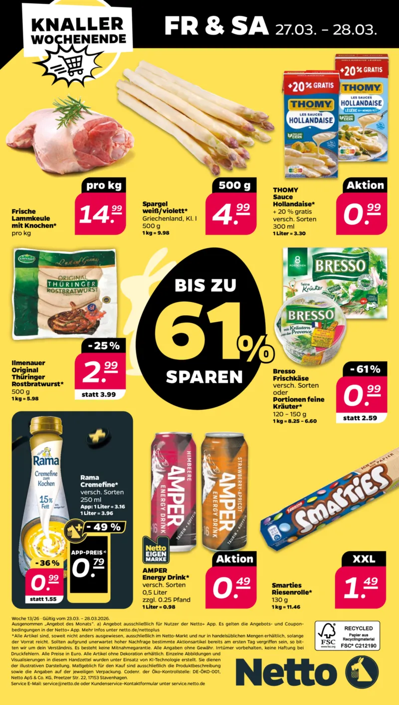 NETTO Supermarkt Prospekt vom 23.03.2026, Seite 38