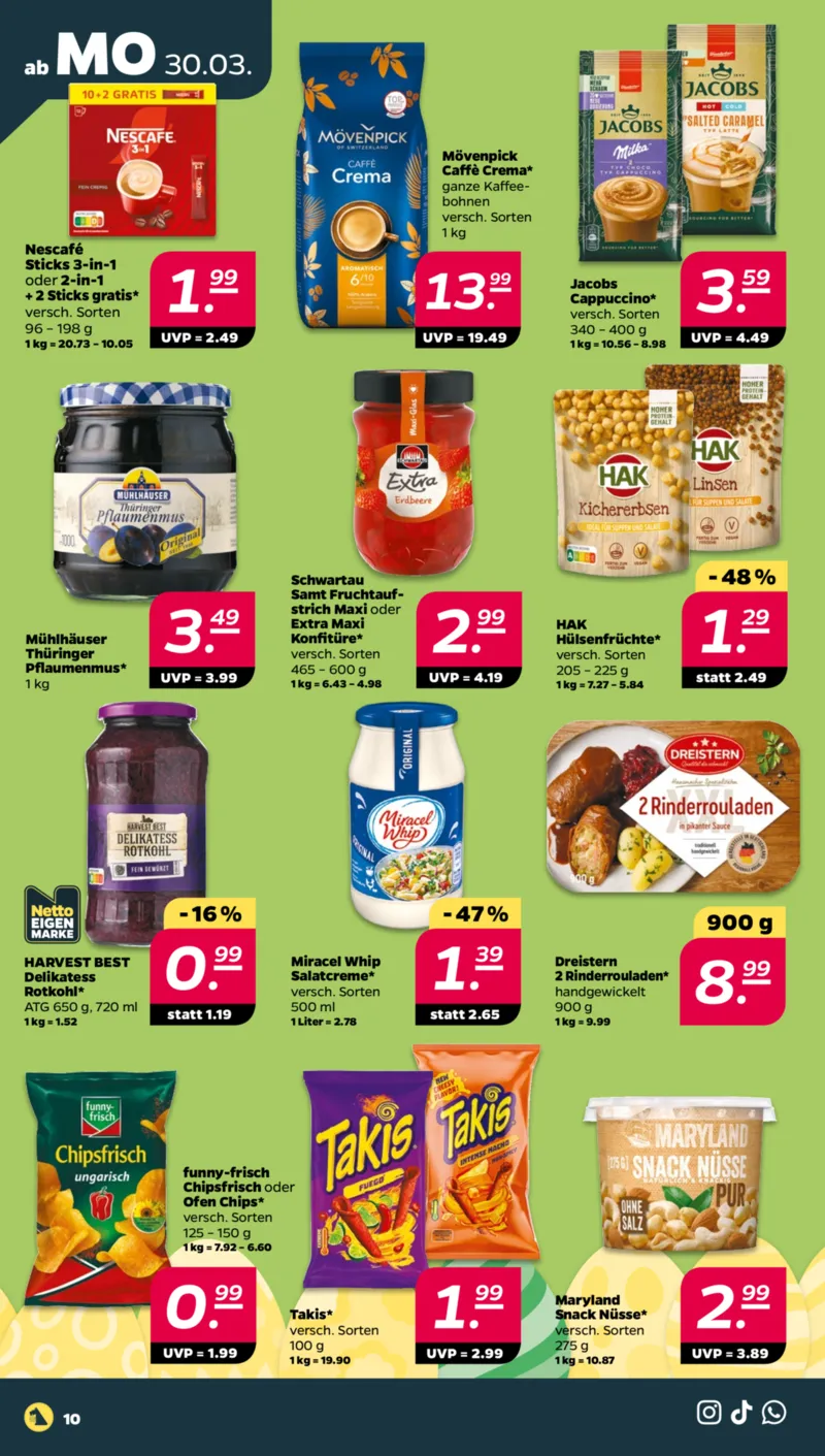 NETTO Supermarkt Prospekt vom 30.03.2026, Seite 10