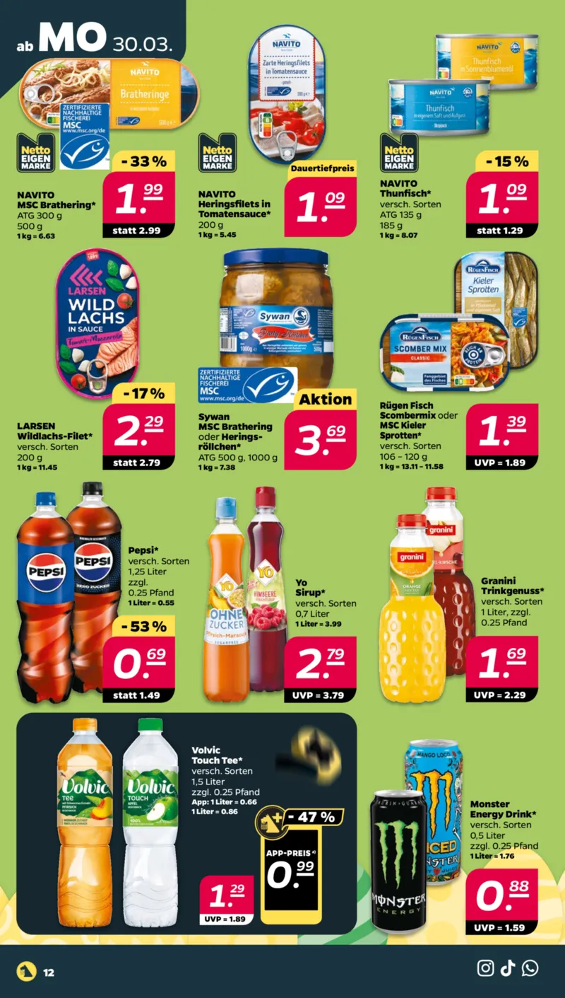 NETTO Supermarkt Prospekt vom 30.03.2026, Seite 12