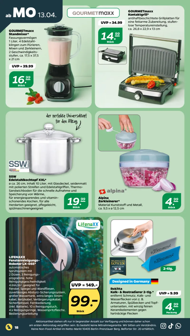 NETTO Supermarkt Prospekt vom 13.04.2026, Seite 22