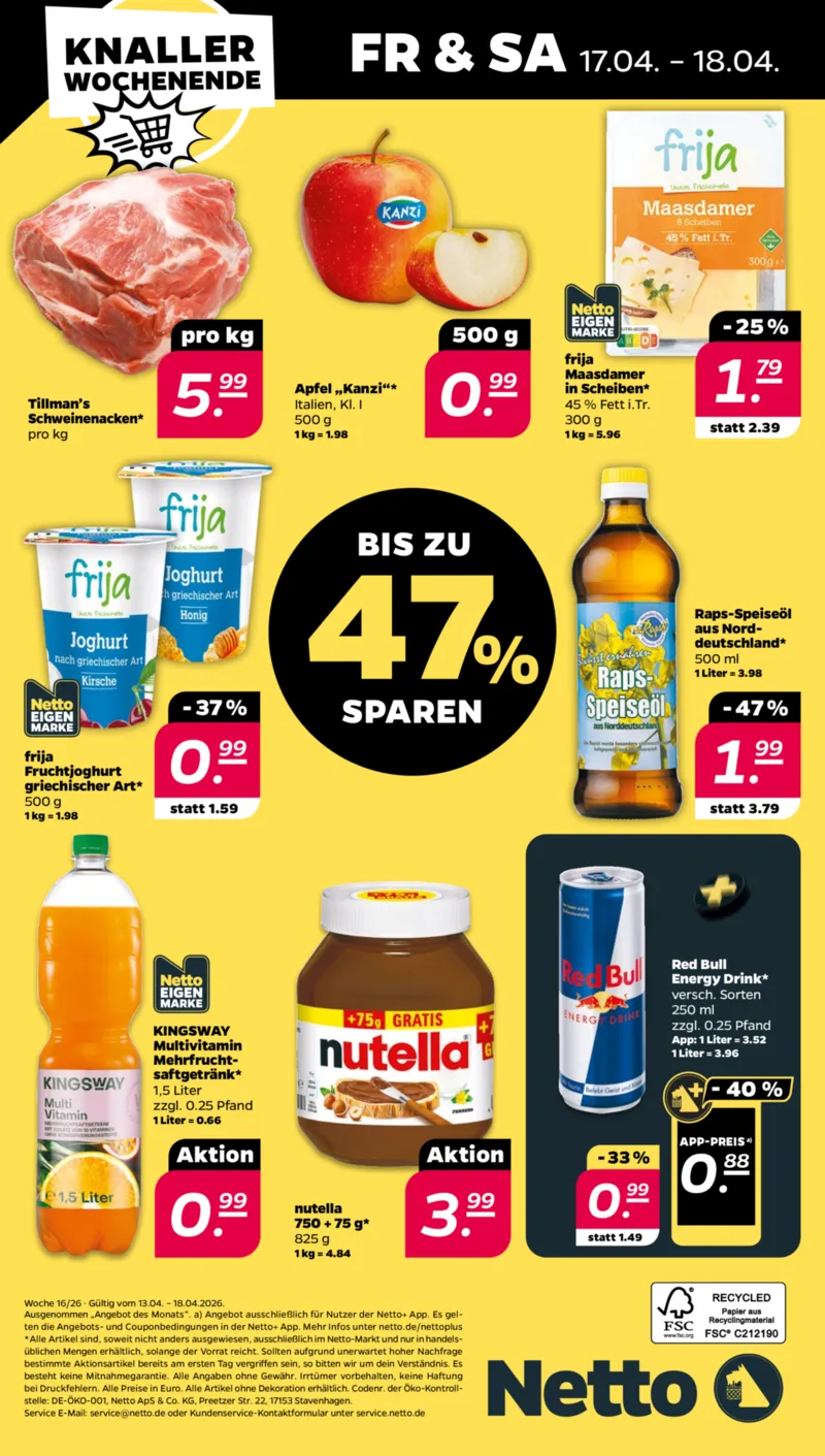 NETTO Supermarkt Prospekt vom 13.04.2026, Seite 36