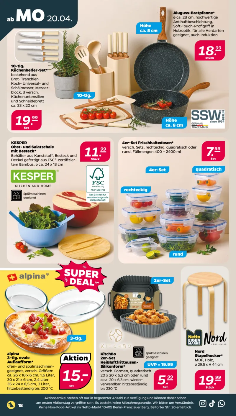 NETTO Supermarkt Prospekt vom 20.04.2026, Seite 22