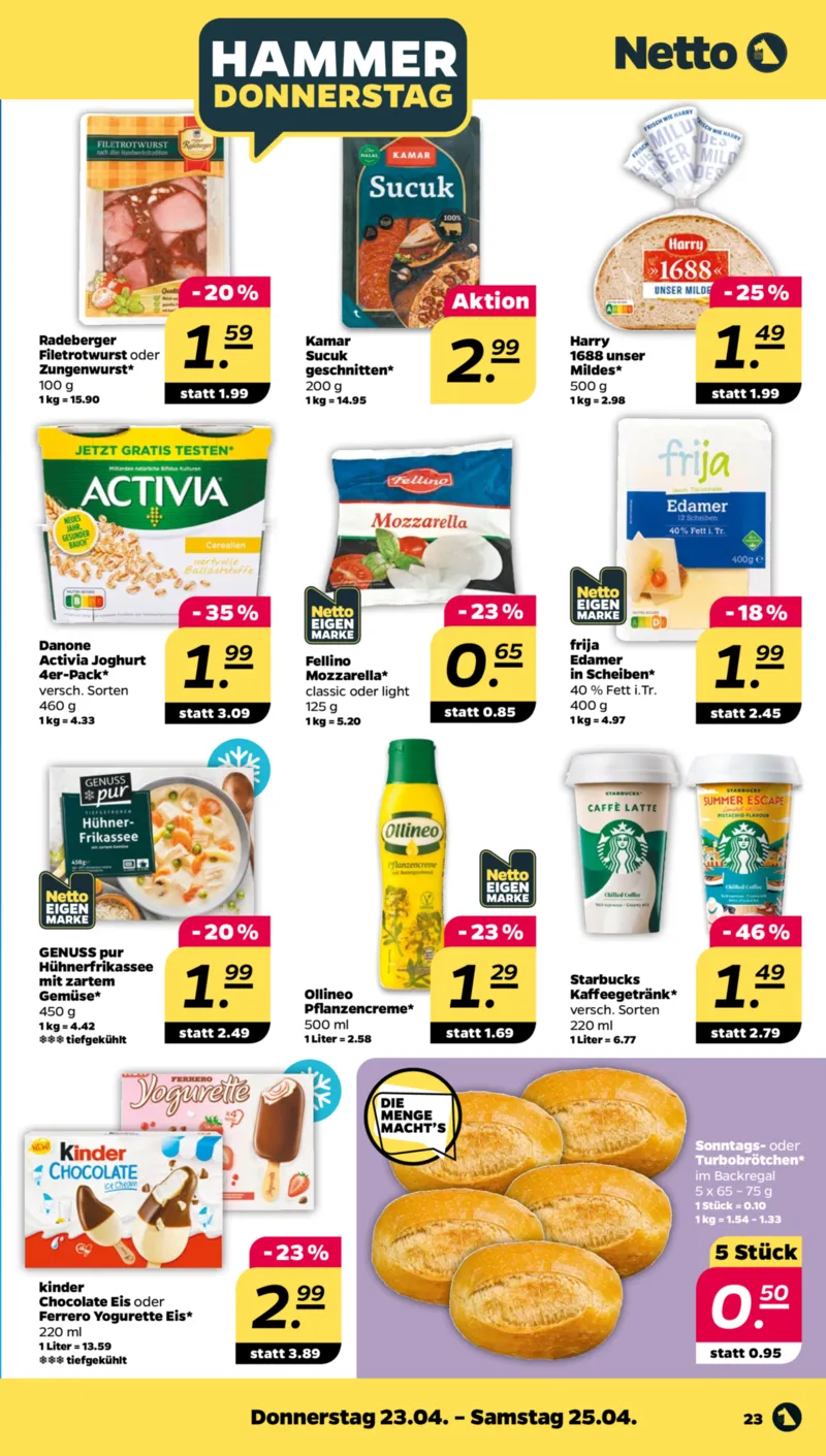 NETTO Supermarkt Prospekt vom 20.04.2026, Seite 27