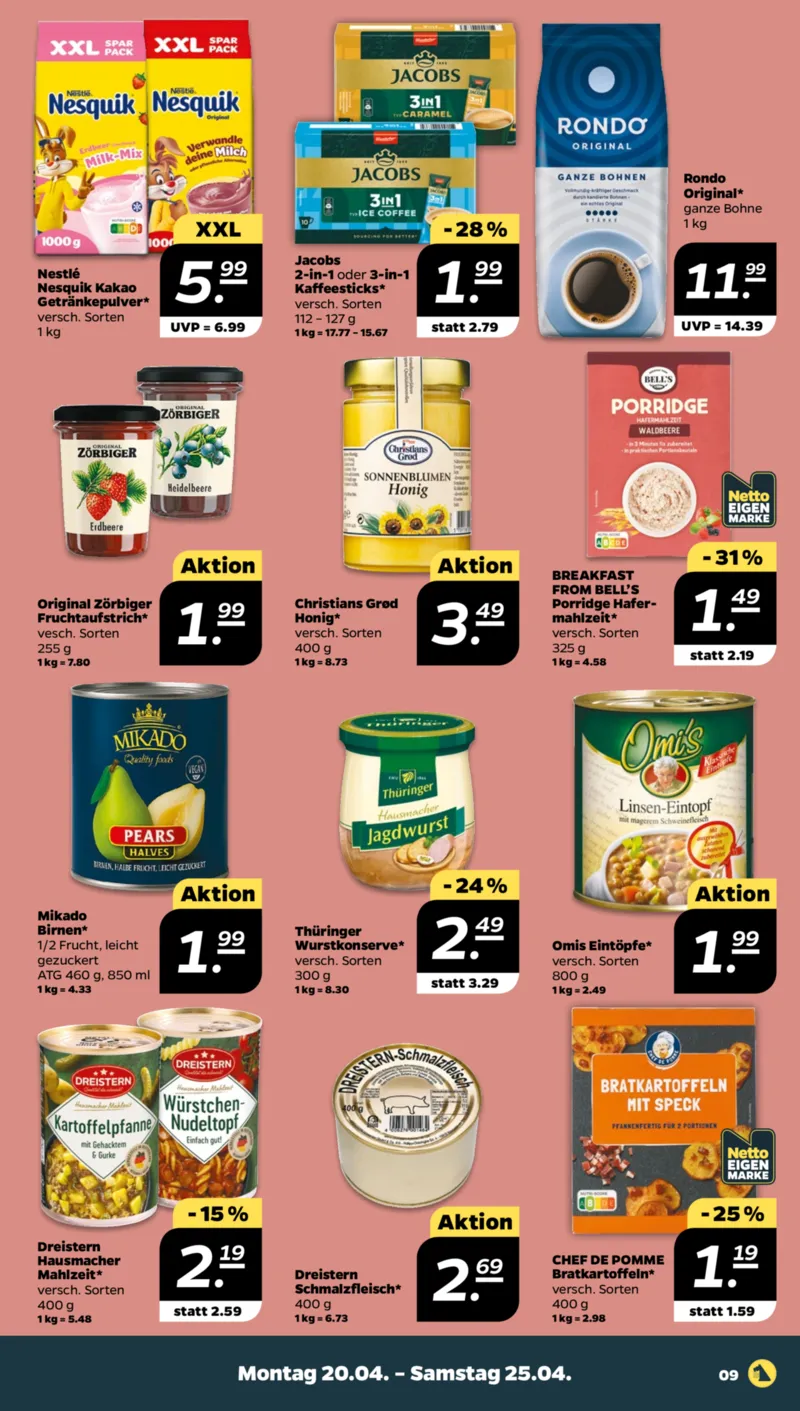 NETTO Supermarkt Prospekt vom 20.04.2026, Seite 9