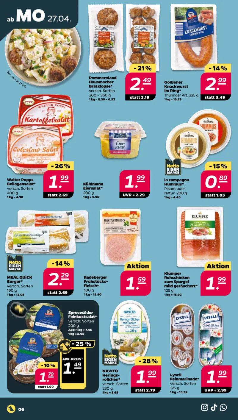 NETTO Supermarkt Prospekt vom 27.04.2026, Seite 6