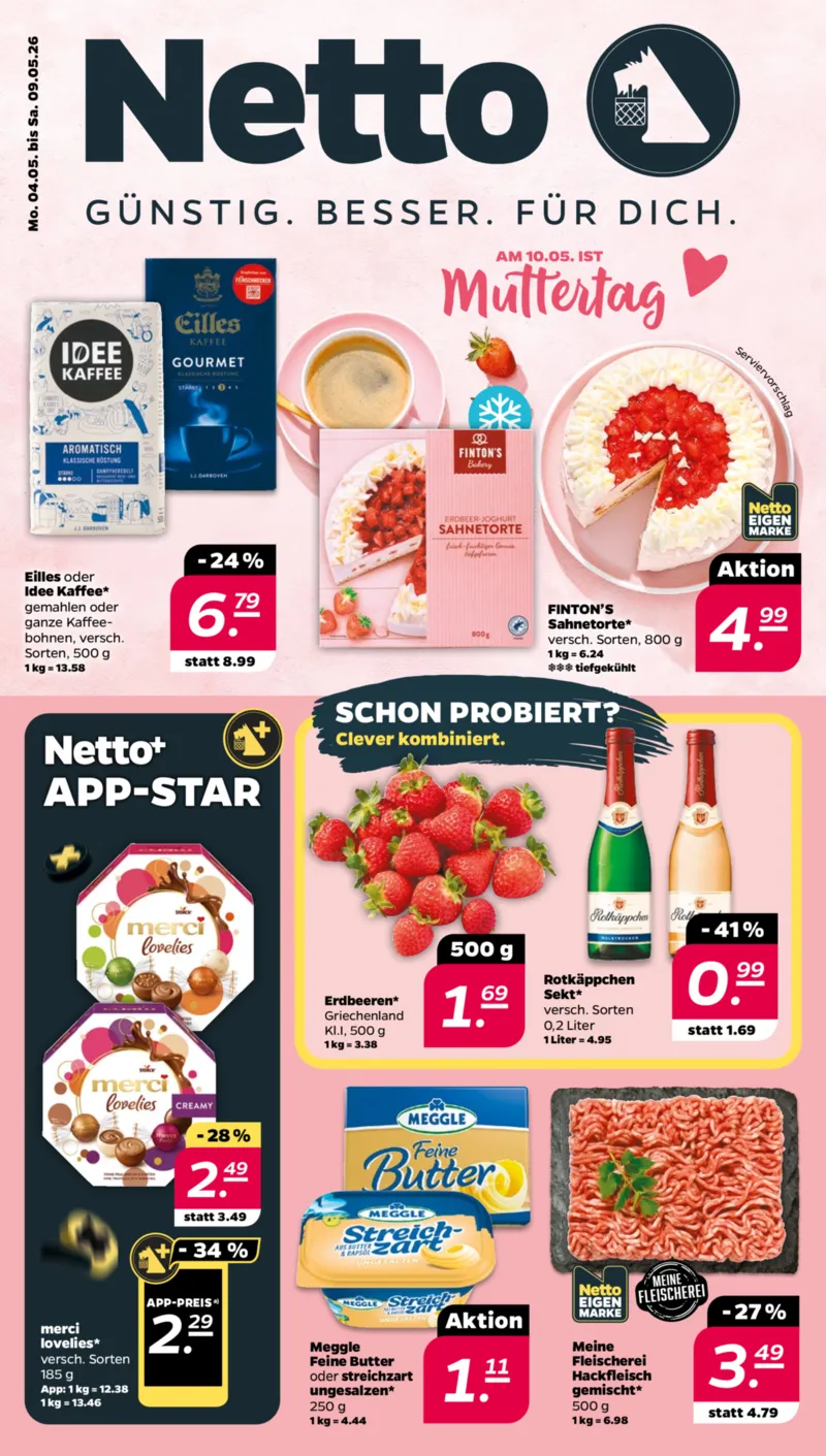 NETTO Supermarkt Prospekt vom 04.05.2026, Seite 1