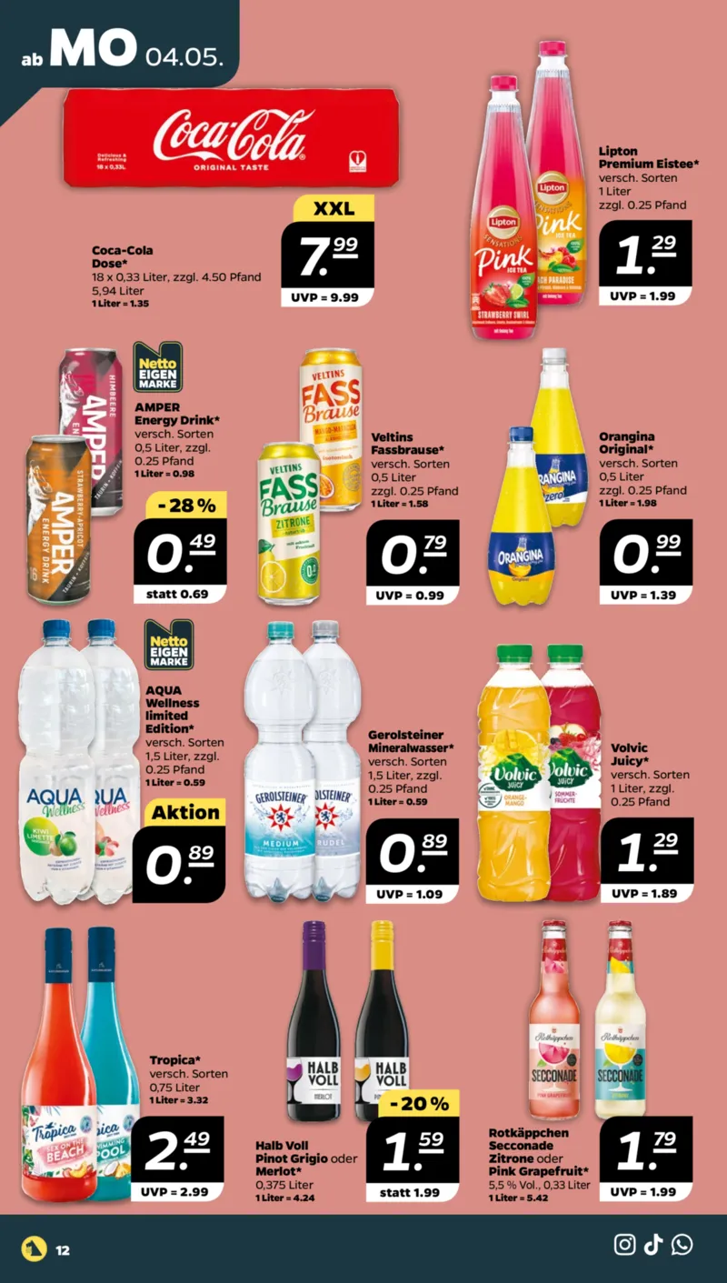 NETTO Supermarkt Prospekt vom 04.05.2026, Seite 12