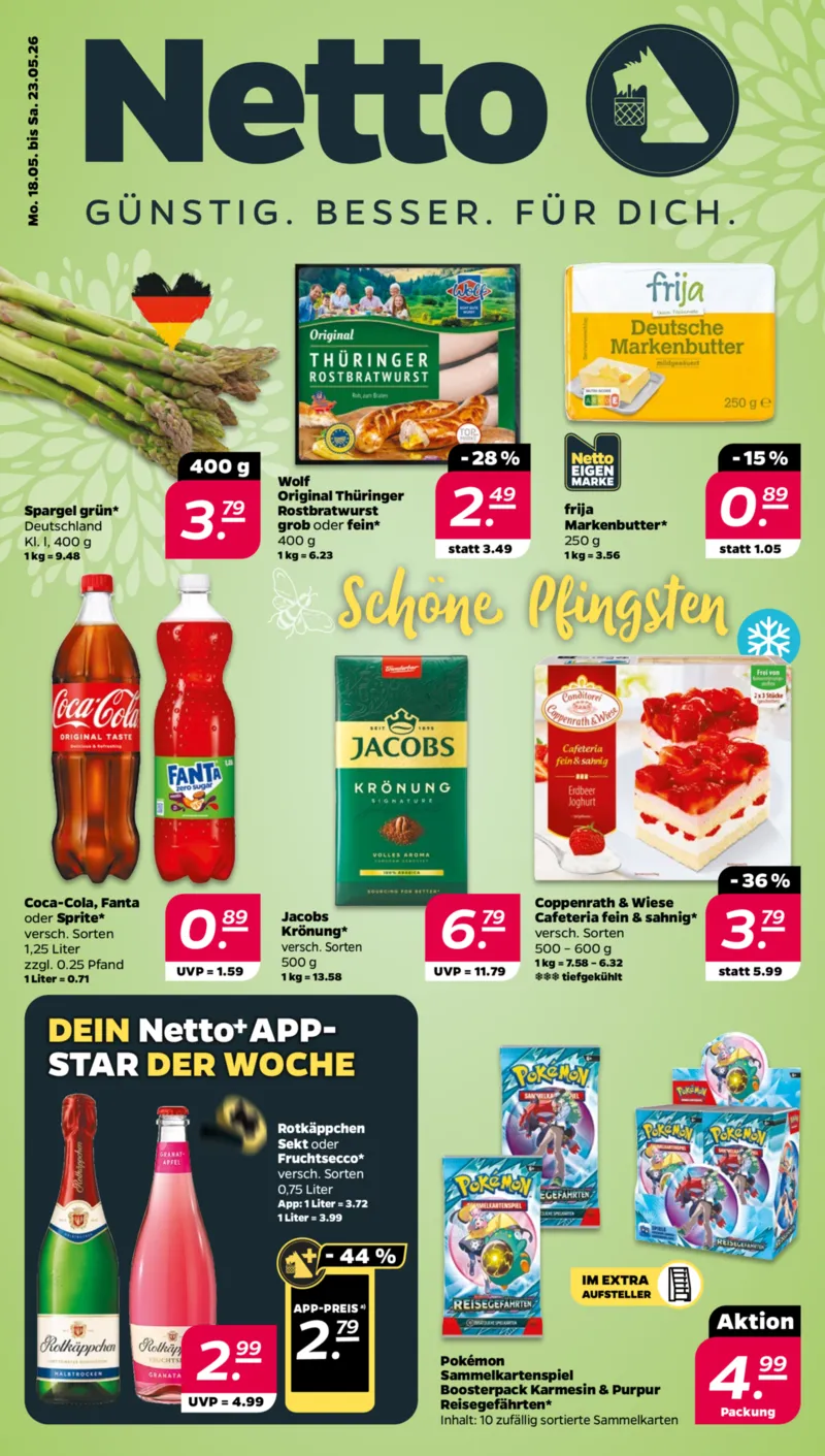 NETTO Supermarkt Prospekt vom 18.05.2026, Seite 1