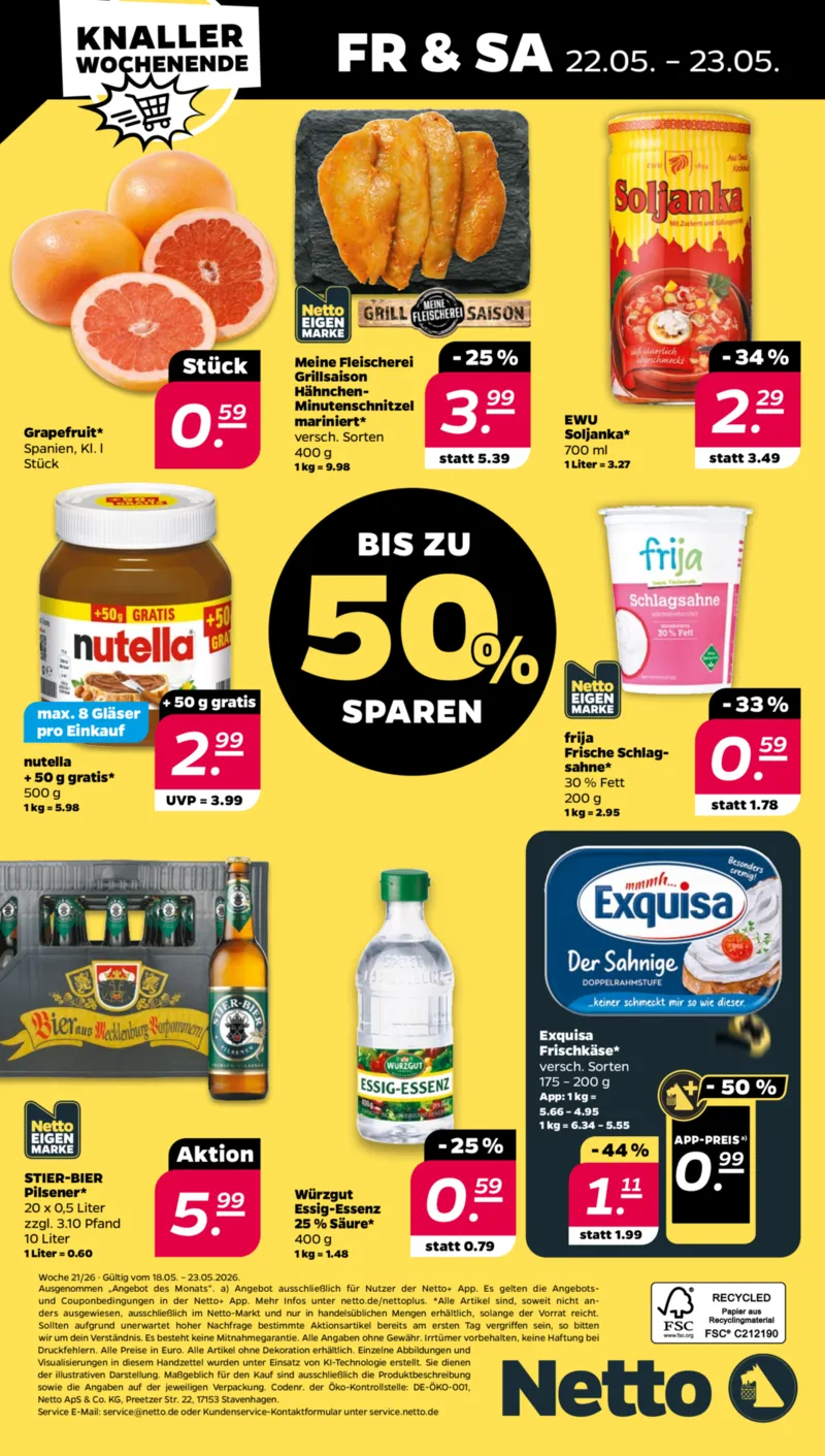 NETTO Supermarkt Prospekt vom 18.05.2026, Seite 36