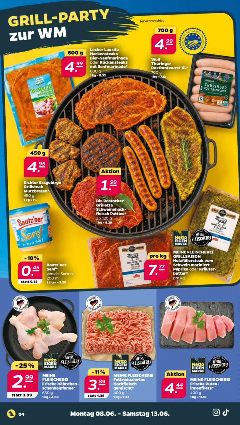 NETTO Supermarkt Prospekt vom 08.06.2026, Seite 4