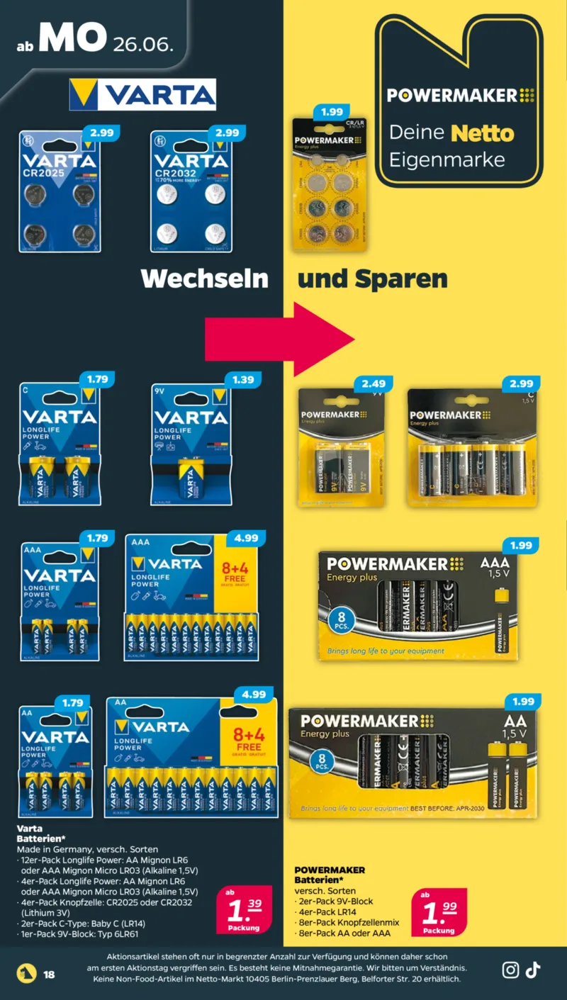 NETTO Supermarkt Prospekt vom 22.06.2026, Seite 20