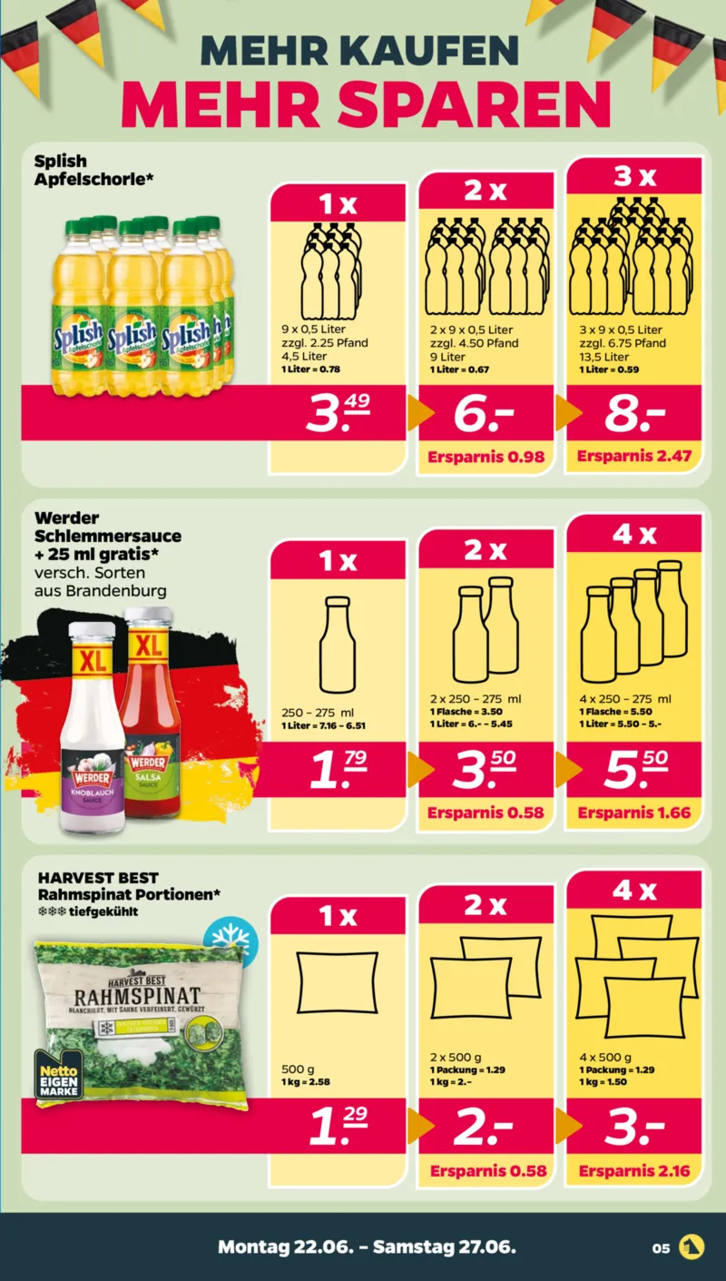 NETTO Supermarkt Prospekt vom 22.06.2026, Seite 5