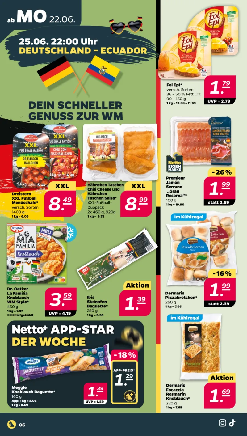 NETTO Supermarkt Prospekt vom 22.06.2026, Seite 6