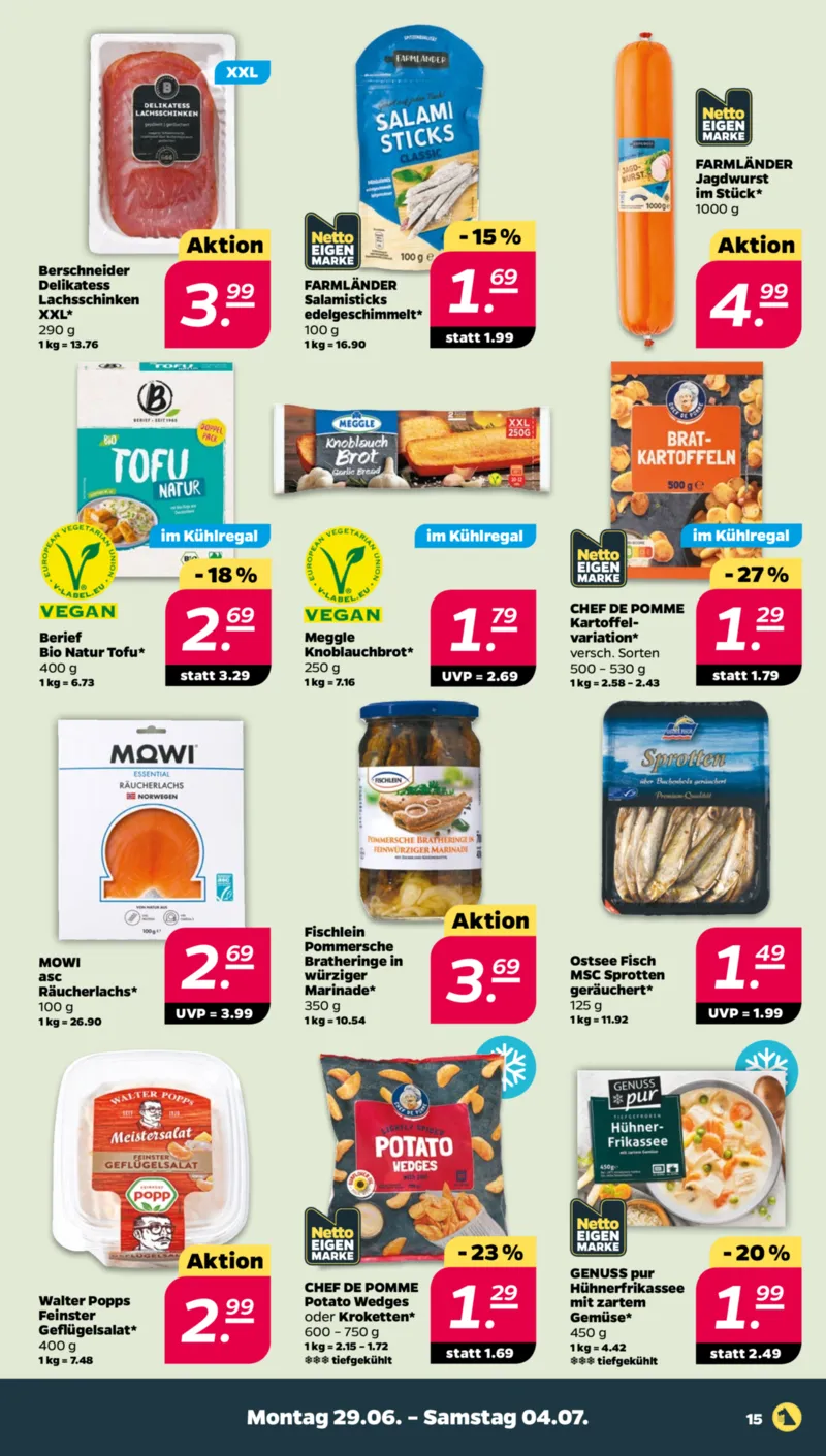 NETTO Supermarkt Prospekt vom 29.06.2026, Seite 15