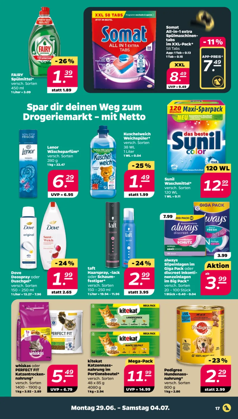NETTO Supermarkt Prospekt vom 29.06.2026, Seite 17
