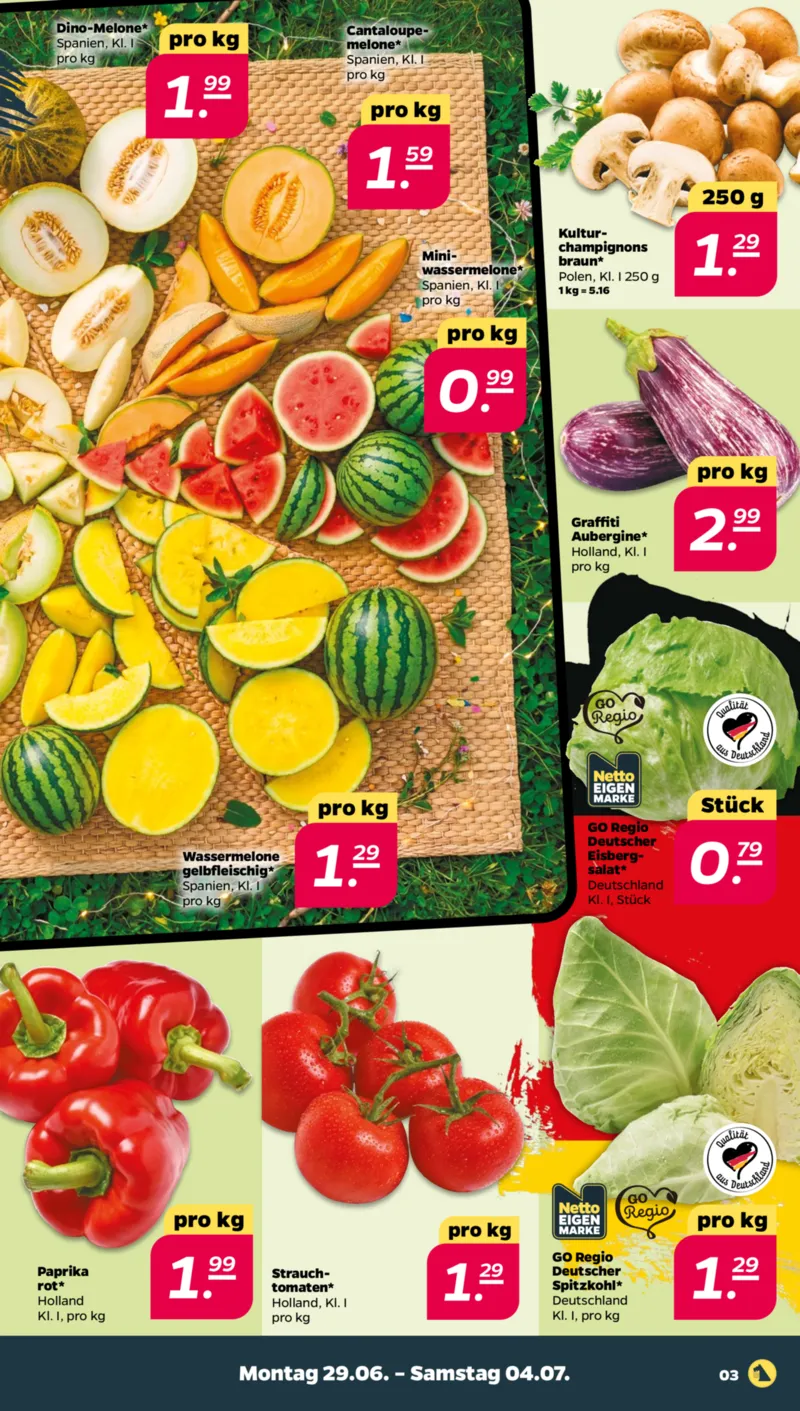 NETTO Supermarkt Prospekt vom 29.06.2026, Seite 3