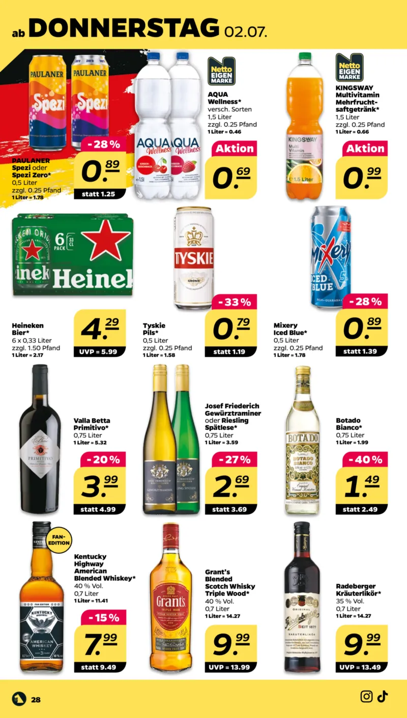 NETTO Supermarkt Prospekt vom 29.06.2026, Seite 32