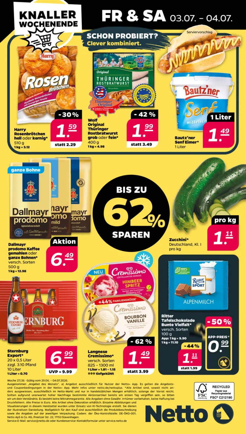 NETTO Supermarkt Prospekt vom 29.06.2026, Seite 36