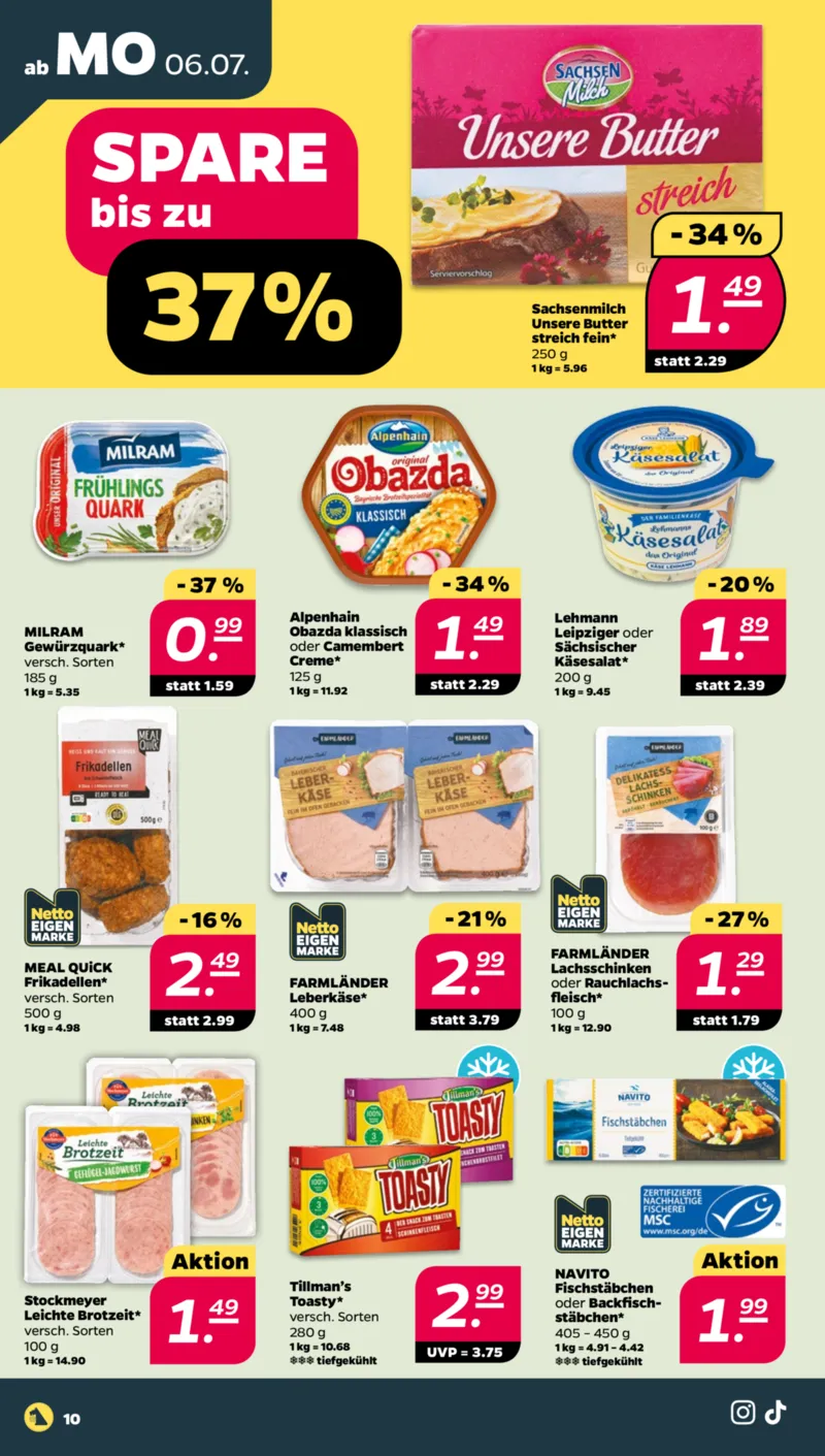 NETTO Supermarkt Prospekt vom 06.07.2026, Seite 10