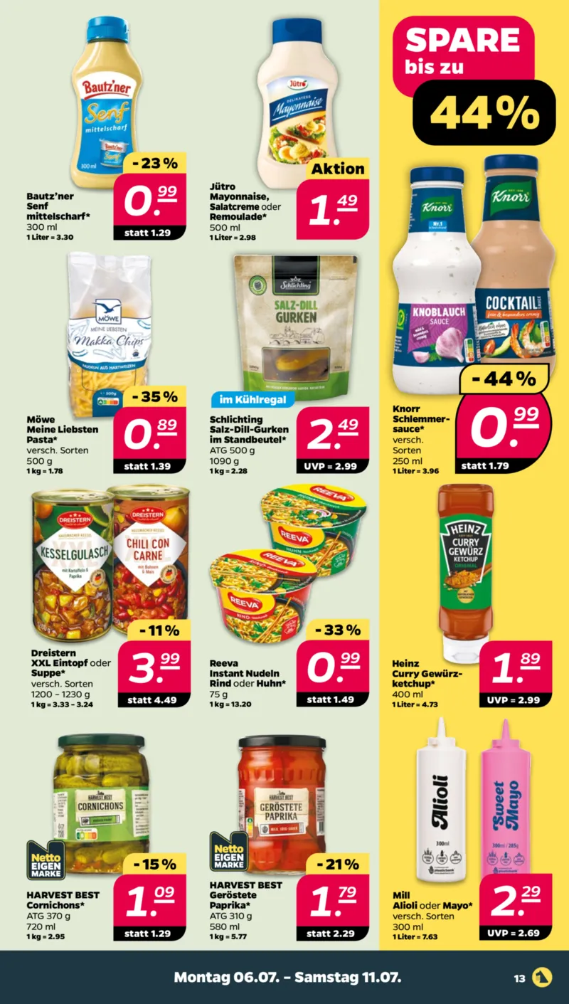NETTO Supermarkt Prospekt vom 06.07.2026, Seite 13