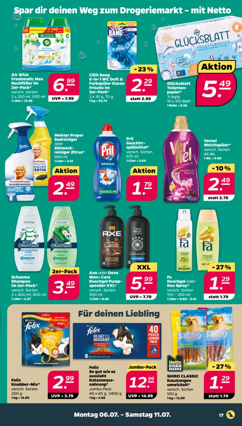 NETTO Supermarkt Prospekt vom 06.07.2026, Seite 17