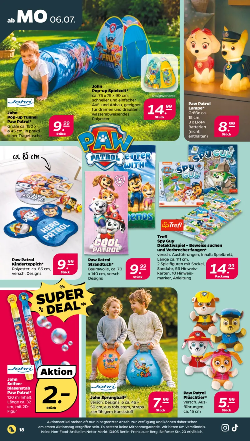 NETTO Supermarkt Prospekt vom 06.07.2026, Seite 18
