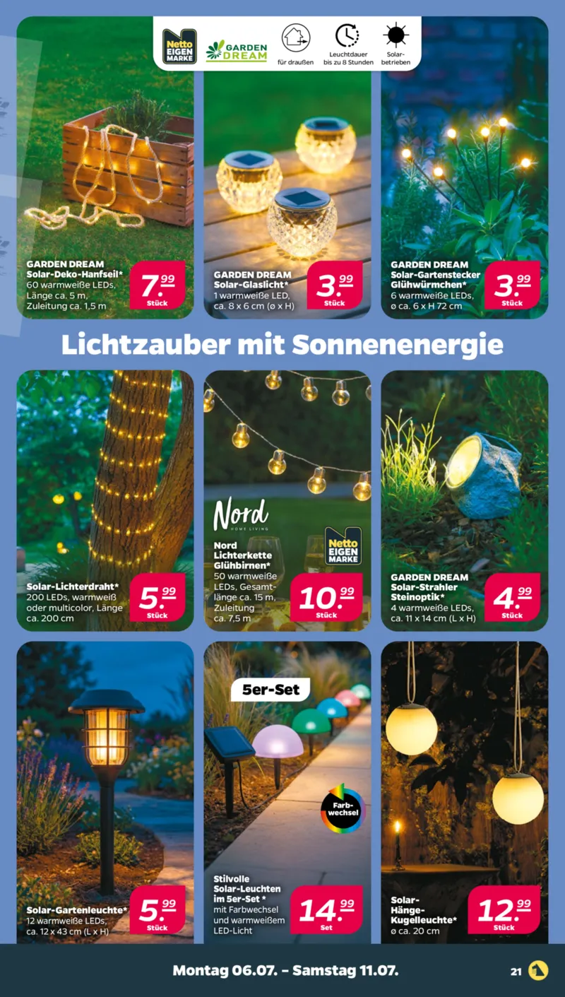 NETTO Supermarkt Prospekt vom 06.07.2026, Seite 21