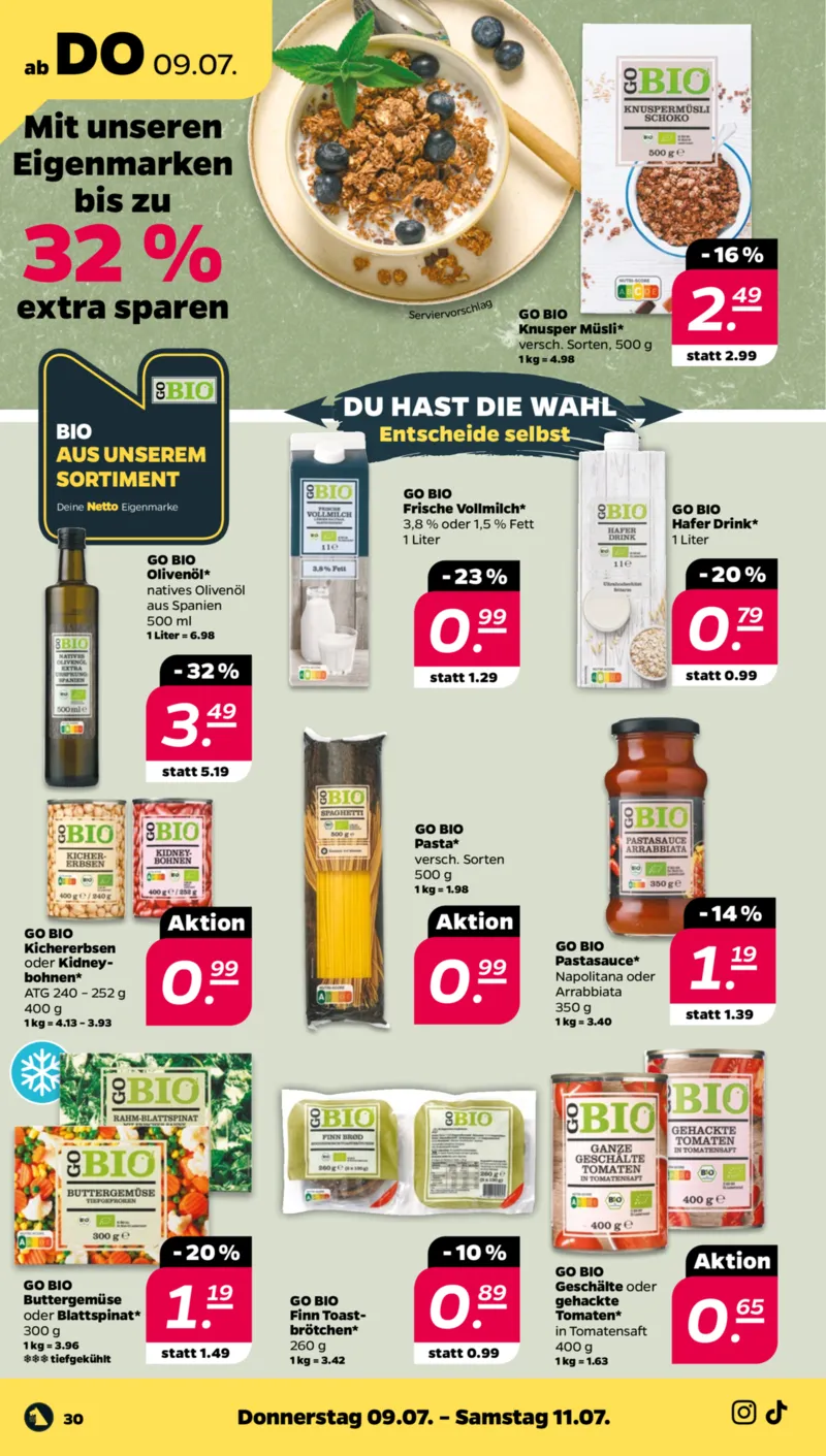 NETTO Supermarkt Prospekt vom 06.07.2026, Seite 32