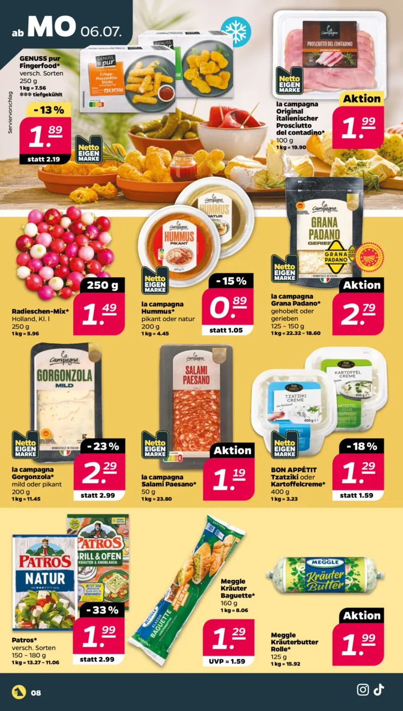 NETTO Supermarkt Prospekt vom 06.07.2026, Seite 8